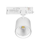 Bílé třífázové hliníkové bodové světlo, Jeska, 10W/20W/30W, bílý LED vypínač