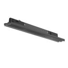 Černé třífázové kolejnicové svítidlo Tora, 12W/16W/20W/24W, bílý vypínač, 60 cm, Pro
