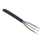 5 metrů domácí šňůry VMVL 3 x 1,0 mm, černé