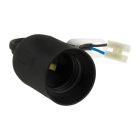 Pohyblivé svítidlo E27, černé