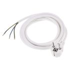 Propojovací kabel Q-Link s uzemněním, 2500 W, 3 x 1,0 mm, 2,5 m, bílý