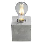Betonová stolní lampa bez stínidla šedá, Anniko