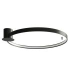 Hliníkové stropní světlo černé, Ringo, 50W, LED 3000 K