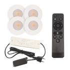 Hliníkové podhledové světlo na verandu bílé, Dico, 3W, LED 2700 K, IP65, s dálkovým ovládáním