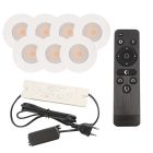 Hliníkové podhledové světlo na verandu bílé, Dico, 3W, LED 2700 K, IP65, s dálkovým ovládáním