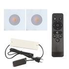 Hliníkové podhledové světlo na verandu bílé, Dico, 6W, LED 2700 K, IP65, s dálkovým ovládáním