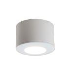 Hliníkové přisazené stropní svítidlo na verandu bílé, Vasso, 3W, LED 2700 K, IP44
