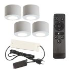 Hliníkové přisazené stropní svítidlo na verandu bílé, Vasso, 12W, LED 2700 K, IP44, s dálkovým ovládáním