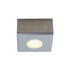 Hliníkové přisazené stropní svítidlo na verandu chromové, Fredo, 3W, LED 2700 K, IP44