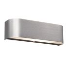 Šedá lampa up down skleněná, Tomaso, 3,1W, LED 3000 K