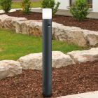 Antracitá venkovní lampa stojací se senzorem pohybu moderní, Fjelso, IP44