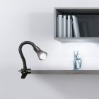 Černé světlo s klipem plastové, Helin, s vypínačem