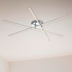 Niklové stropní světlo designové, Gottrup, 8,5W, LED 3000 K
