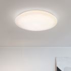 Bílé stropní světlo plastové, Yafu, 80W, LED nastavitelný od teplé po studenou bílou, s dálkovým ovládáním