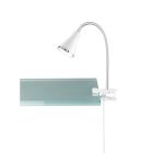 Bílé světlo s klipem plastové, Taimi, 3,8W, LED 3000 K, s vypínačem