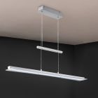 Niklové závěsné světlo moderní, Port, 18W, LED nastavitelný od teplé po studenou bílou