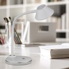 Bílá stolní lampa moderní, Nano, 3,2W, LED 3000 K, s vypínačem
