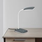 Šedá lampička moderní, Charlot, 3,5W, LED 3000 K, s vypínačem