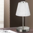 Niklová stolní lampa moderní, Nakskov, 2,5W, LED 3000 K, s vypínačem