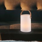 Bílá venkovní stolní lampa moderní, Marso, 1W, LED 3000 K, IP44, s vypínačem