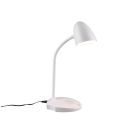 Bílá lampička moderní, Maribo, 4W, LED 3000 K, s dotykovým stmívačem