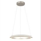 Niklové závěsné světlo moderní, Jiry, 34W, LED white switch, s 3stupňovým stmíváním