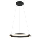 Černé závěsné světlo moderní, Jiry, 34W, LED white switch, s 3stupňovým stmíváním