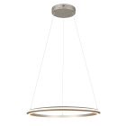 Niklové závěsné světlo moderní, Jiry, 48W, LED white switch, s 3stupňovým stmíváním