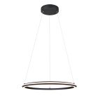 Černé závěsné světlo moderní, Jiry, 48W, LED white switch, s 3stupňovým stmíváním