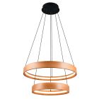 Dřevěné závěsné světlo moderní, Nassima, 37W, LED 3000 K, s 3stupňovým stmíváním