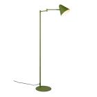 Zelená stojací lampa moderní, Jille, s vypínačem