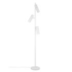 Bílá stojací lampa moderní, Sieb, s vypínačem