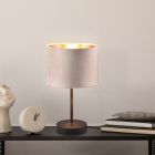 Béžová stolní lampa moderní, Ercan