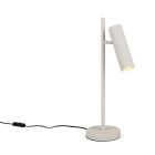 Šedá stolní lampa moderní, Sieb, s vypínačem