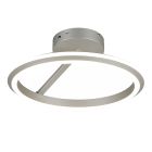 Niklové stropní svítidlo moderní, Jiry, 34W, LED white switch, s 3stupňovým stmíváním