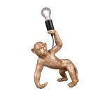 Zlatá stolní lampa plastová, Macaca