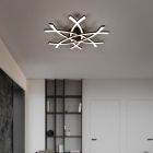 Černé stropní světlo designové, Carien, 33W, LED 3000 K