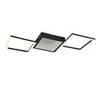 Černé stropní svítidlo designové, Gelka, 24W, LED 3000 K, s 3stupňovým stmíváním