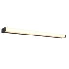 Černé nástěnné světlo do koupelny moderní, Celesta, 12W, LED 3000 K, IP44