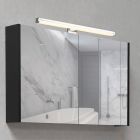 Chromové nástěnné světlo do koupelny moderní, Celal, 7,5W, LED 3000 K, IP44