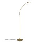 Mosazná oblouková lampa moderní, Bilge, 12W, LED s nastavitelnou barvou světla, s vypínačem
