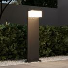 Antracitá venkovní lampa stojací se senzorem pohybu moderní, Slimane, 13W, LED 3000 K, IP54