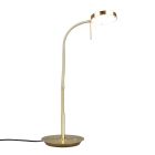 Mosazná stolní lampa moderní, Bilge, 12W, LED s nastavitelnou barvou světla, s vypínačem