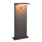Antracitá venkovní lampa stojací se senzorem pohybu moderní, Patrique, IP54