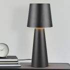 Černá stolní lampa moderní, Lillyam, s vypínačem