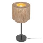 Béžová stolní lampa rustikální, Rinus