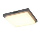 Antracité venkovní nástěnné světlo se senzorem pohybu kovové, Prashant, 14W, LED white switch, IP54