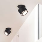 Černé stropní světlo moderní, Jorno, 3,5W, LED 3000 K