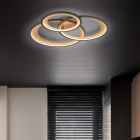 Černé stropní světlo moderní, Kendi, 36W, LED 3000 K