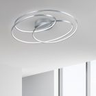 Niklové stropní světlo moderní, Sabra, 50W, LED 3000 K